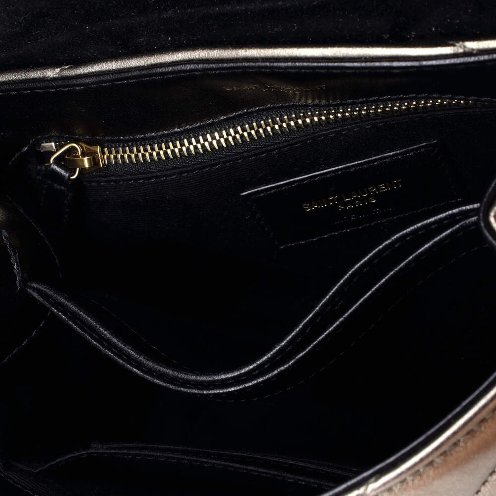 Saint Laurent Toy Loulou Shoulder Bag Matelasse Chevron Leather - Picture 5 of 6